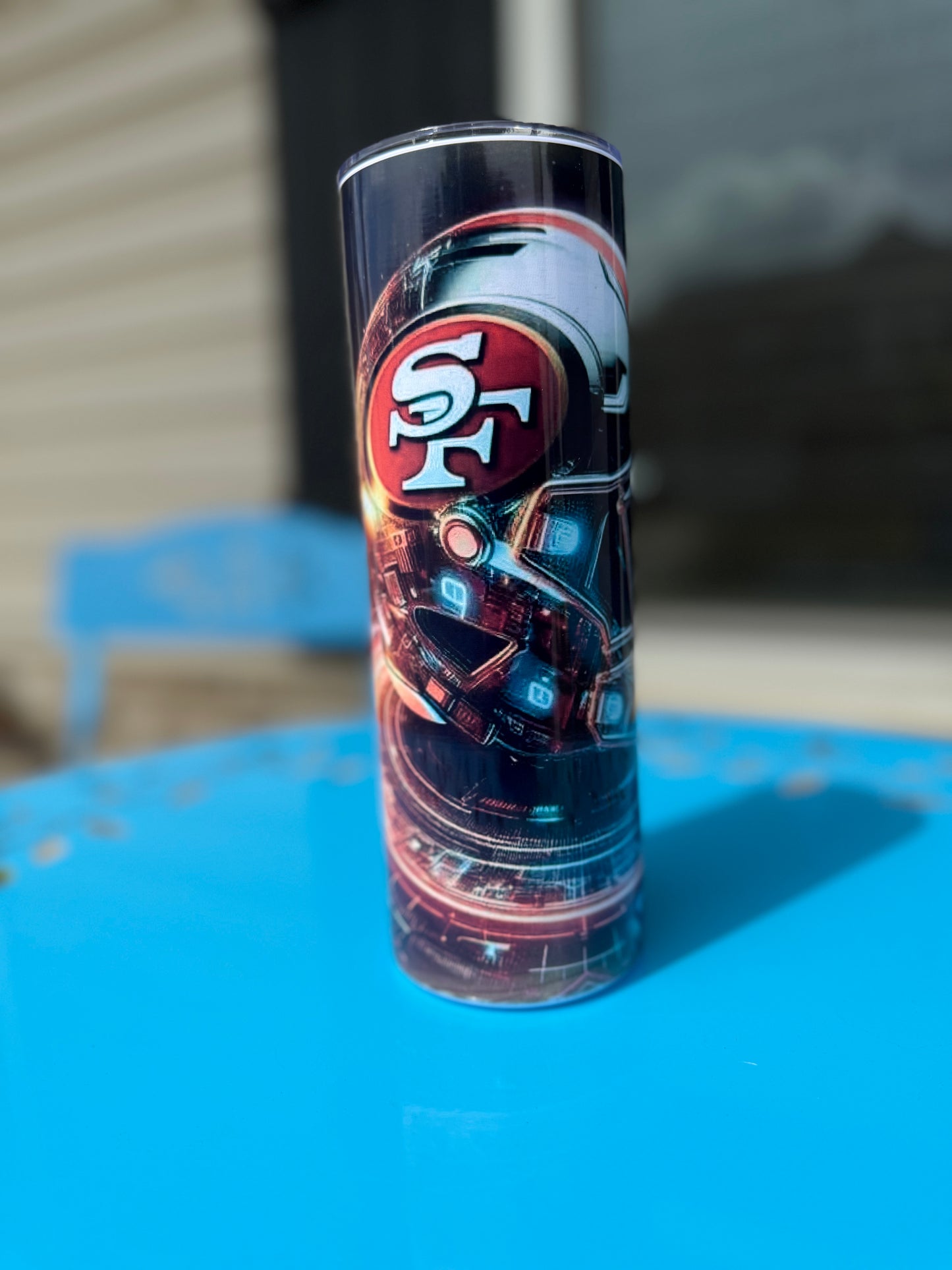 San Francisco Football Stainless Steel Tumbler