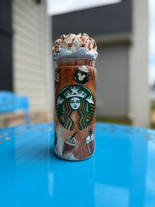 Coffee Snow Globe Tumbler