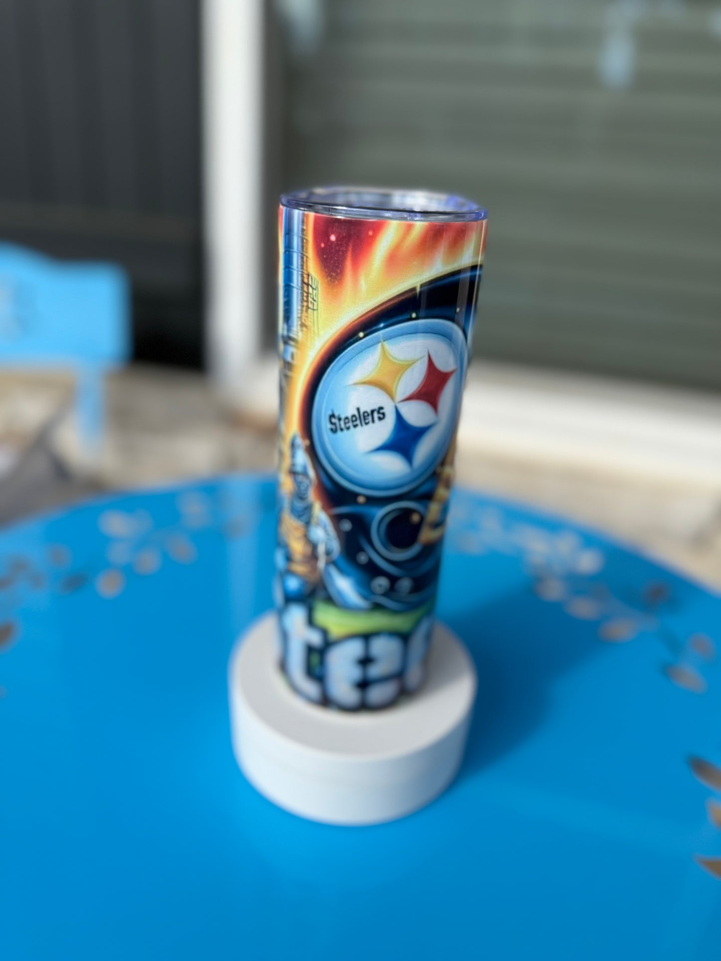 Pittsburgh Football Stainless Steel Tumbler