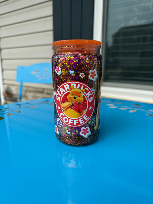 Honey Bear Glitter Snow Globe