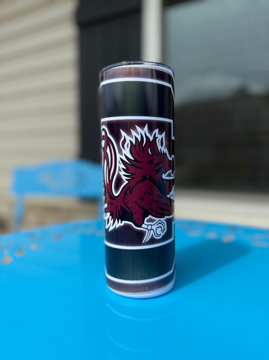 Carolina College Football Stainless Steel Tumbler