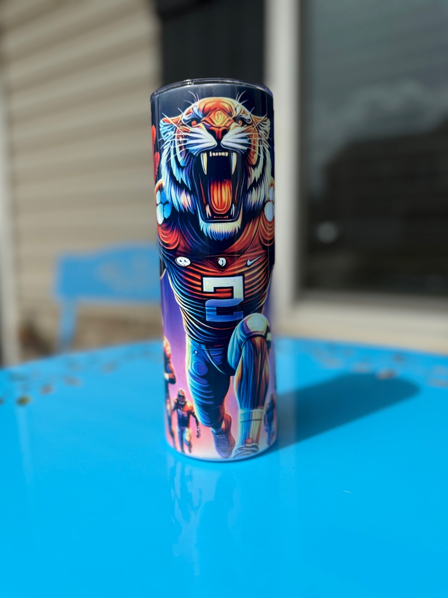Tiger College Football Stainless Steel Tumbler