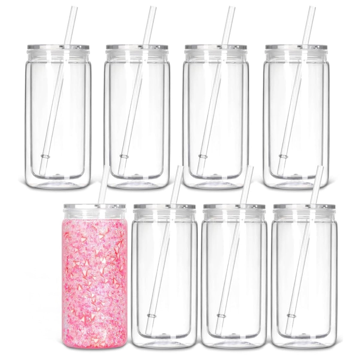 Custom 16 oz. Snow Globe Tumbler